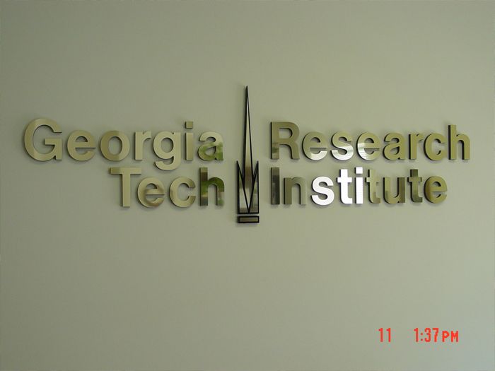 Georgia Research Tech Storefront Sign
