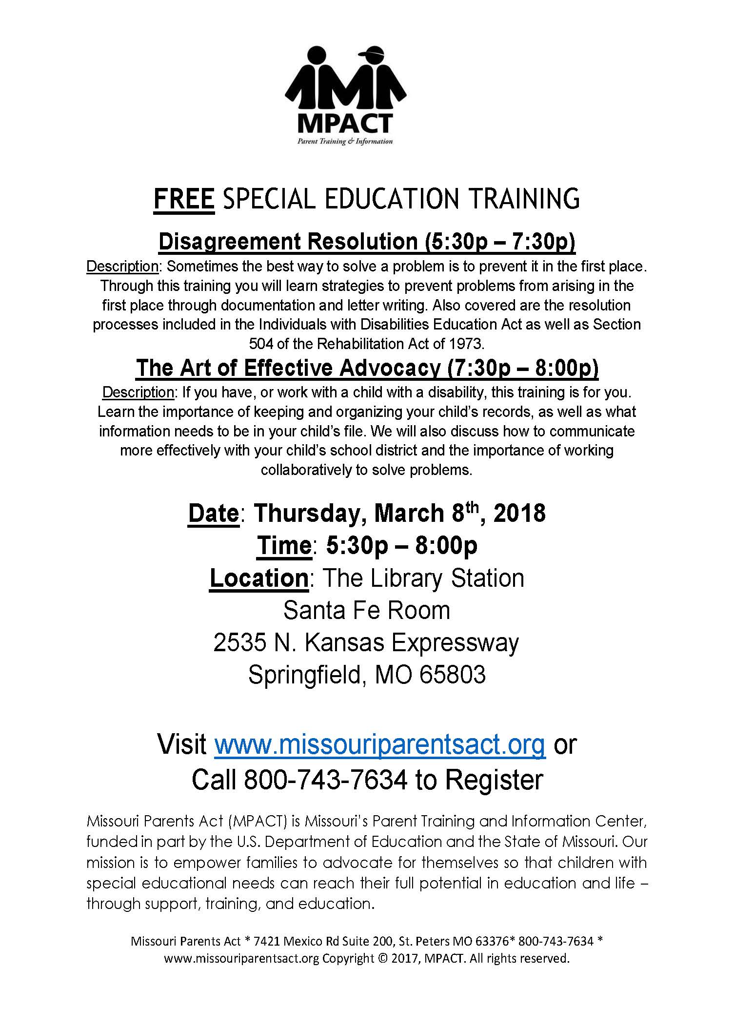 Mpact Free Training
