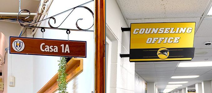 Descon Projecting Signs are a great solution to capture attention in the quickest way possible.