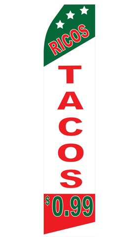 Ricos Tacos Econo Stock Flag