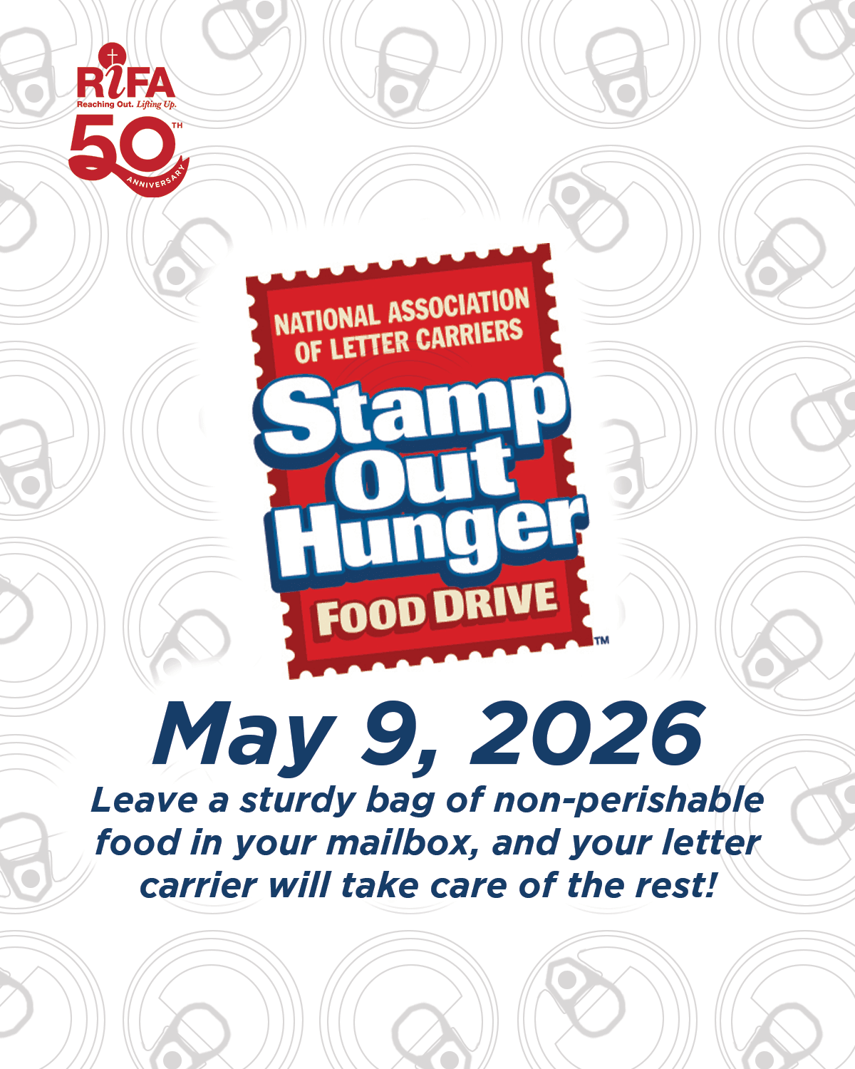Stamp Out Hunger with RIFA