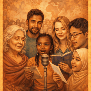 A Global Poetry Open Mic