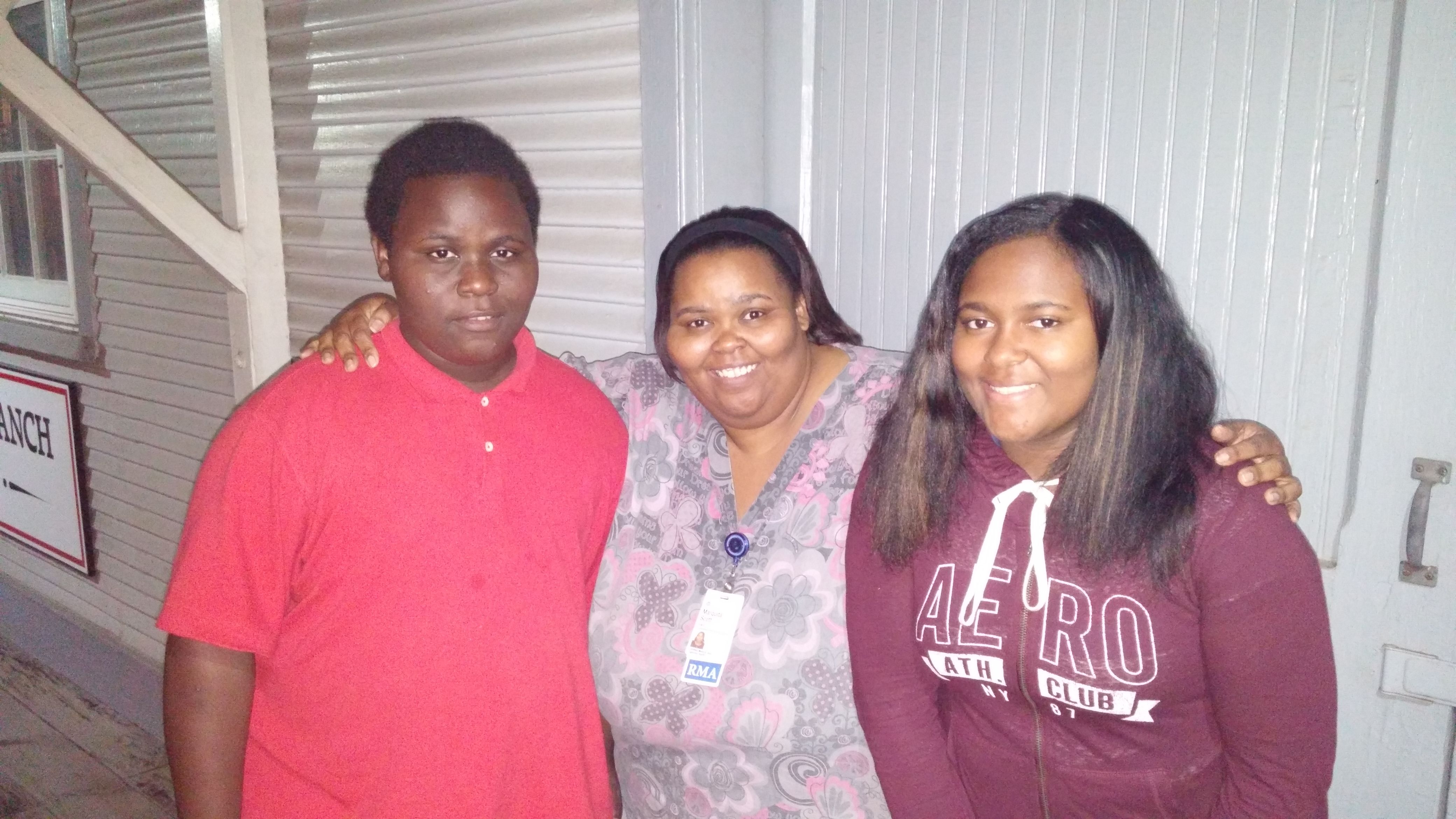 Marquita and her family