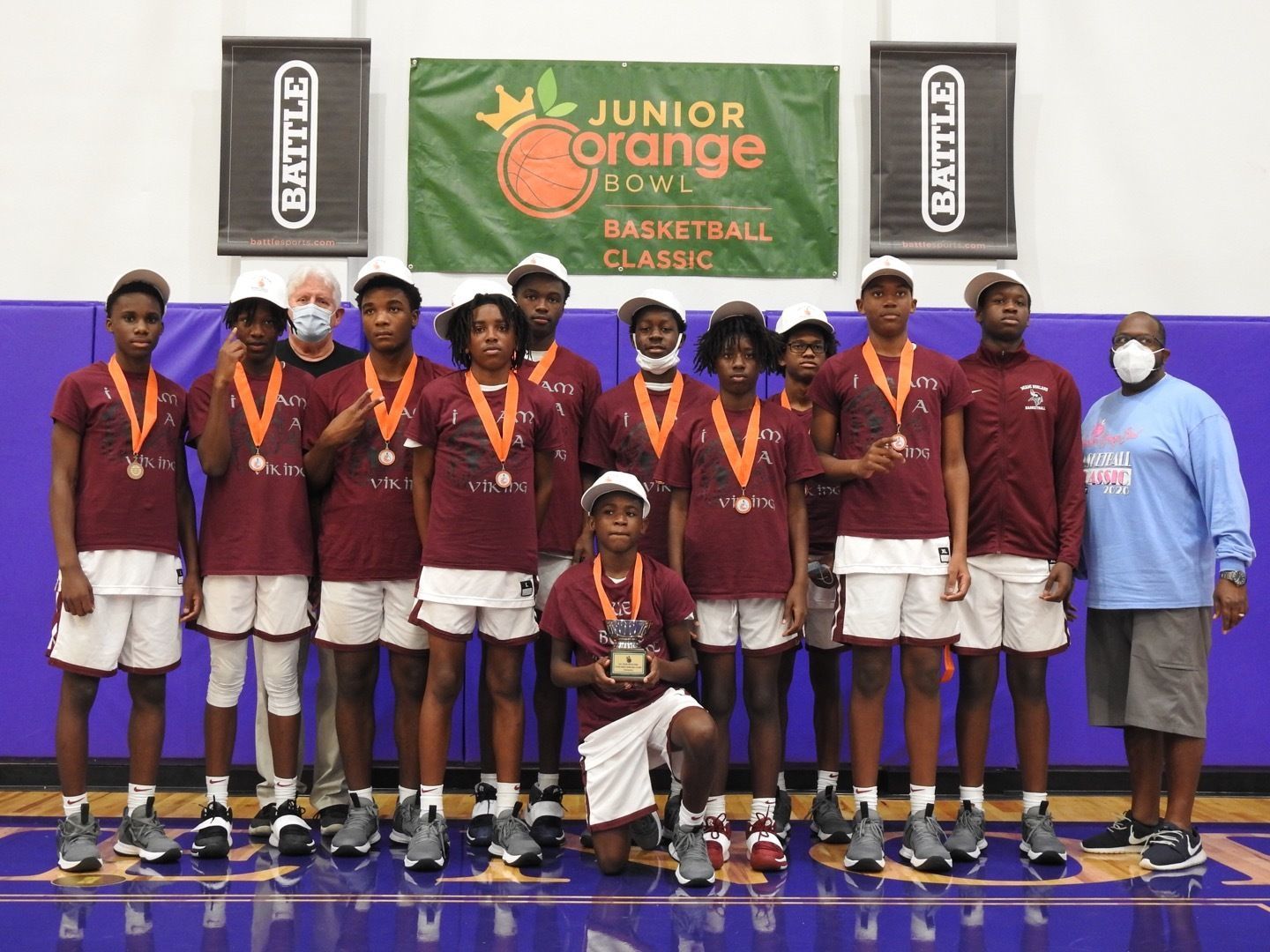 2021 JV Boys' Basketball Classic Champions - Miami Norland