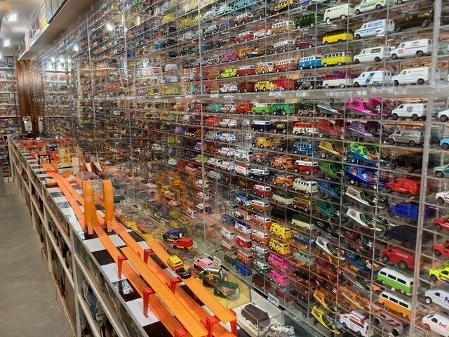 A Portion of the Museum's Toy & Model Van Collection