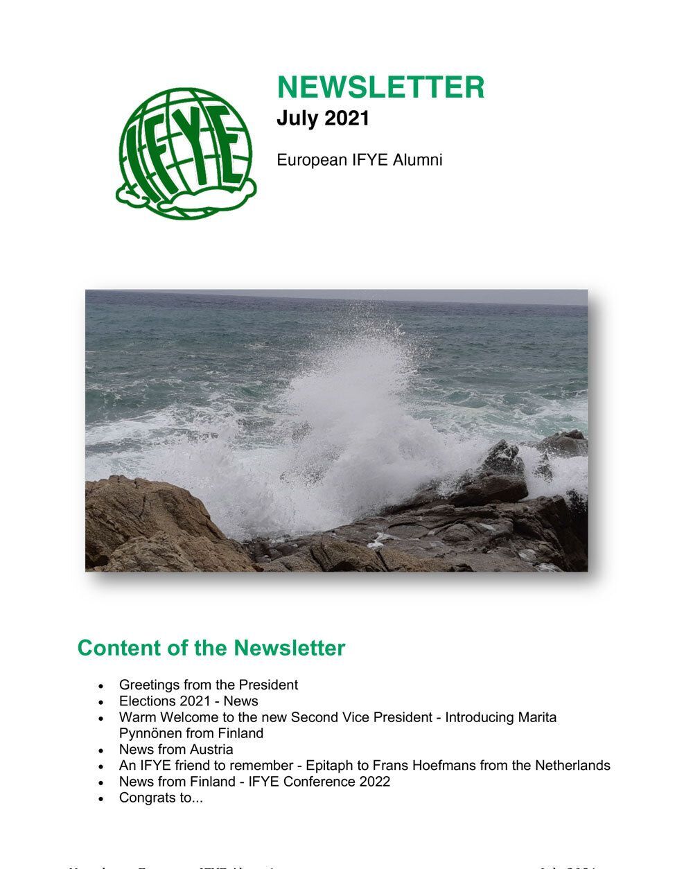 Read the Global July 2021 Newsletter