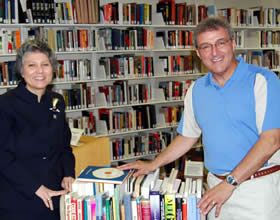 Dave and Rene with Kruh Books