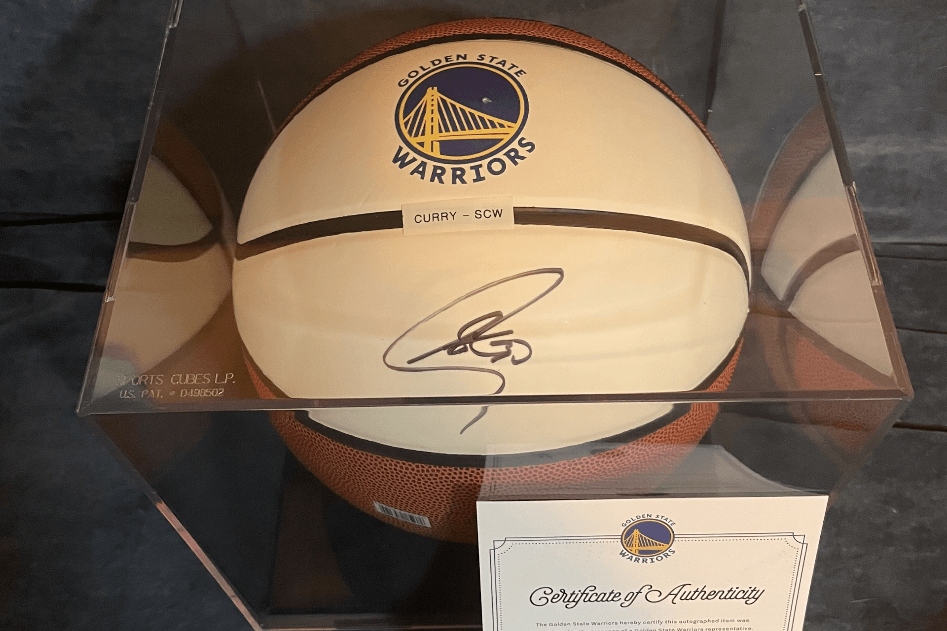 Steph Curry Autographed Basketball