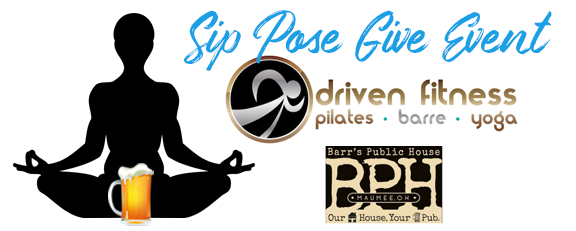 "SIP POSE GIVE" Benefit Yoga Event!