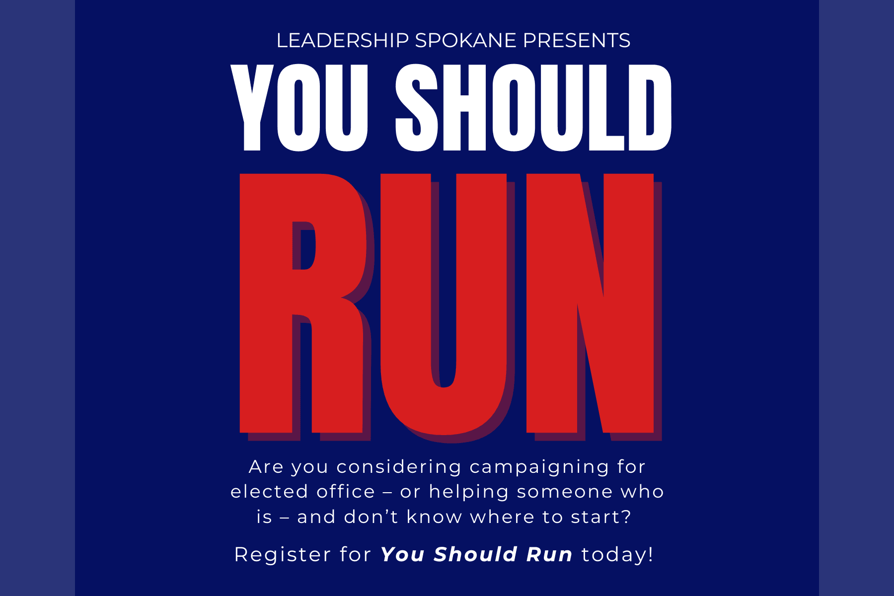 You Should Run Program