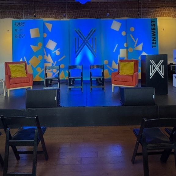 Gatorboard backlit stage