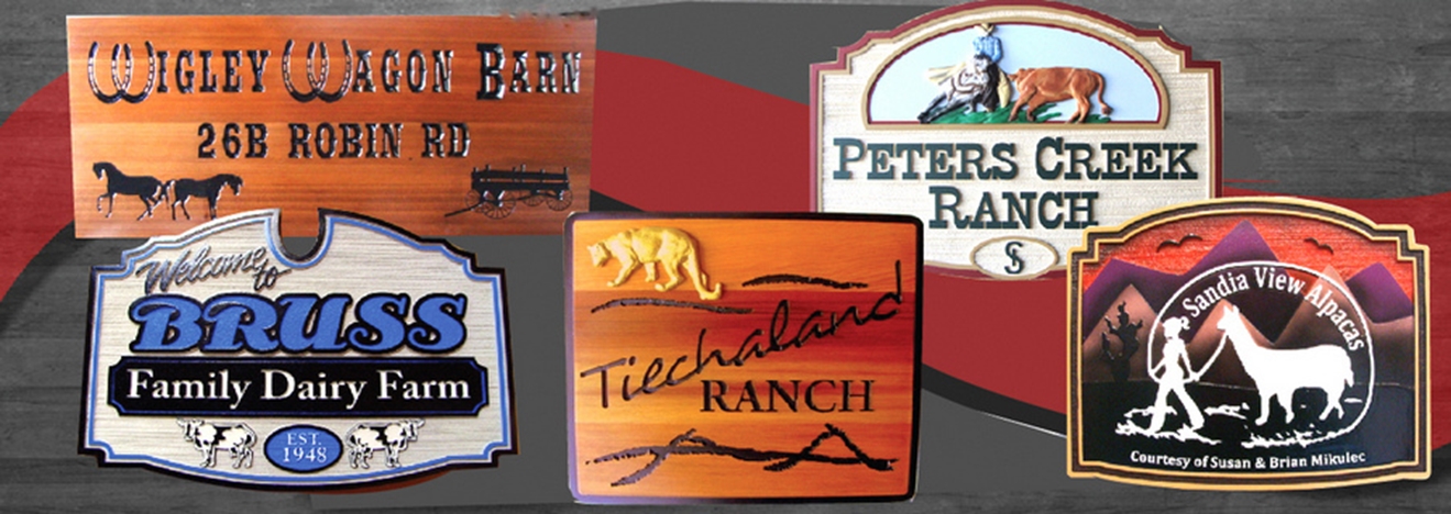 Farm Signs Ranch Signs Carved Wood Farm Signs Carved Wood Ranch