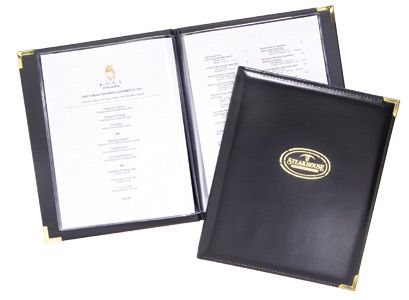 toronto menu printing, print quality menus, printed menus, custom menus, affordable menus, menu printing service, leather bound menu printing