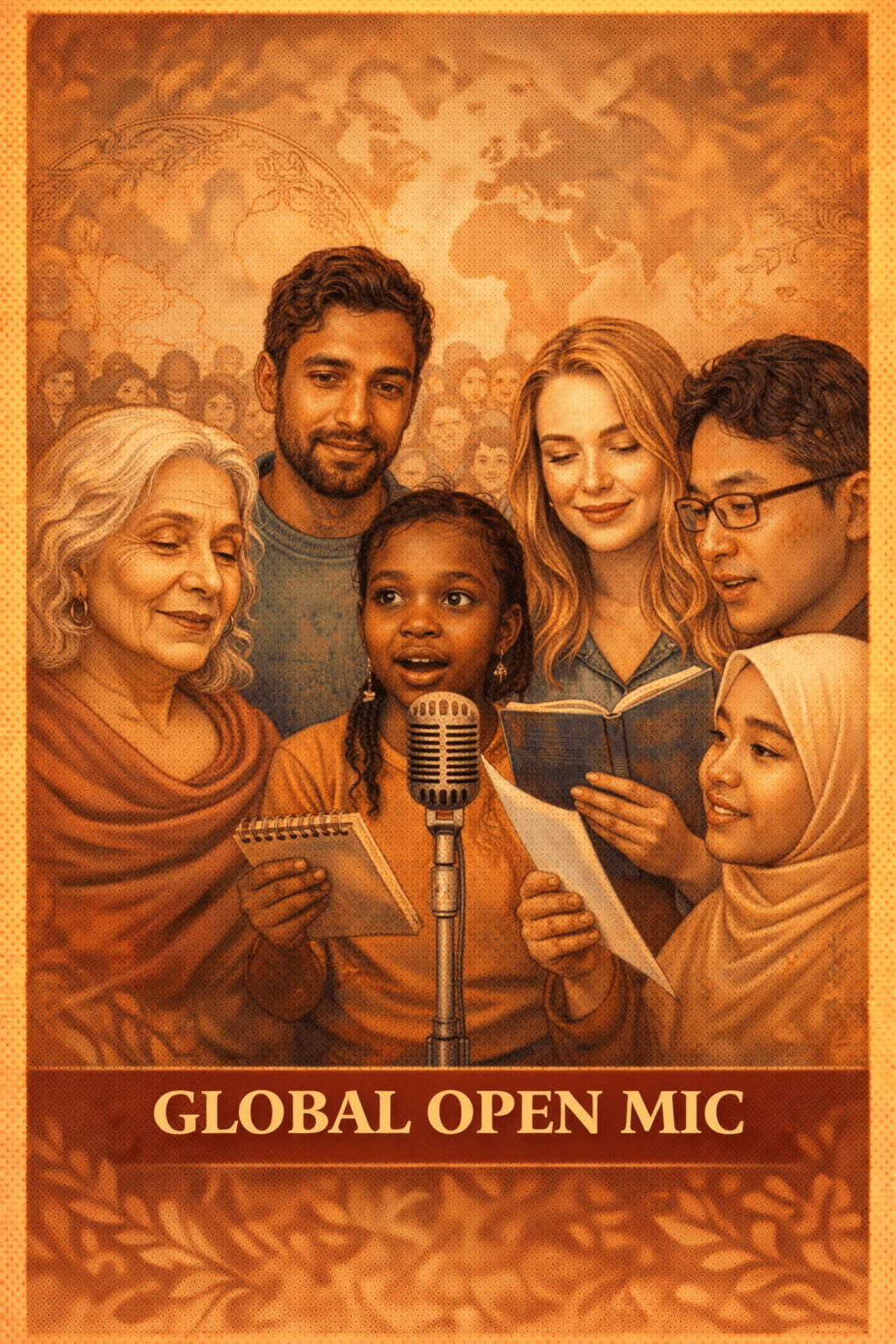A Global Poetry Open Mic