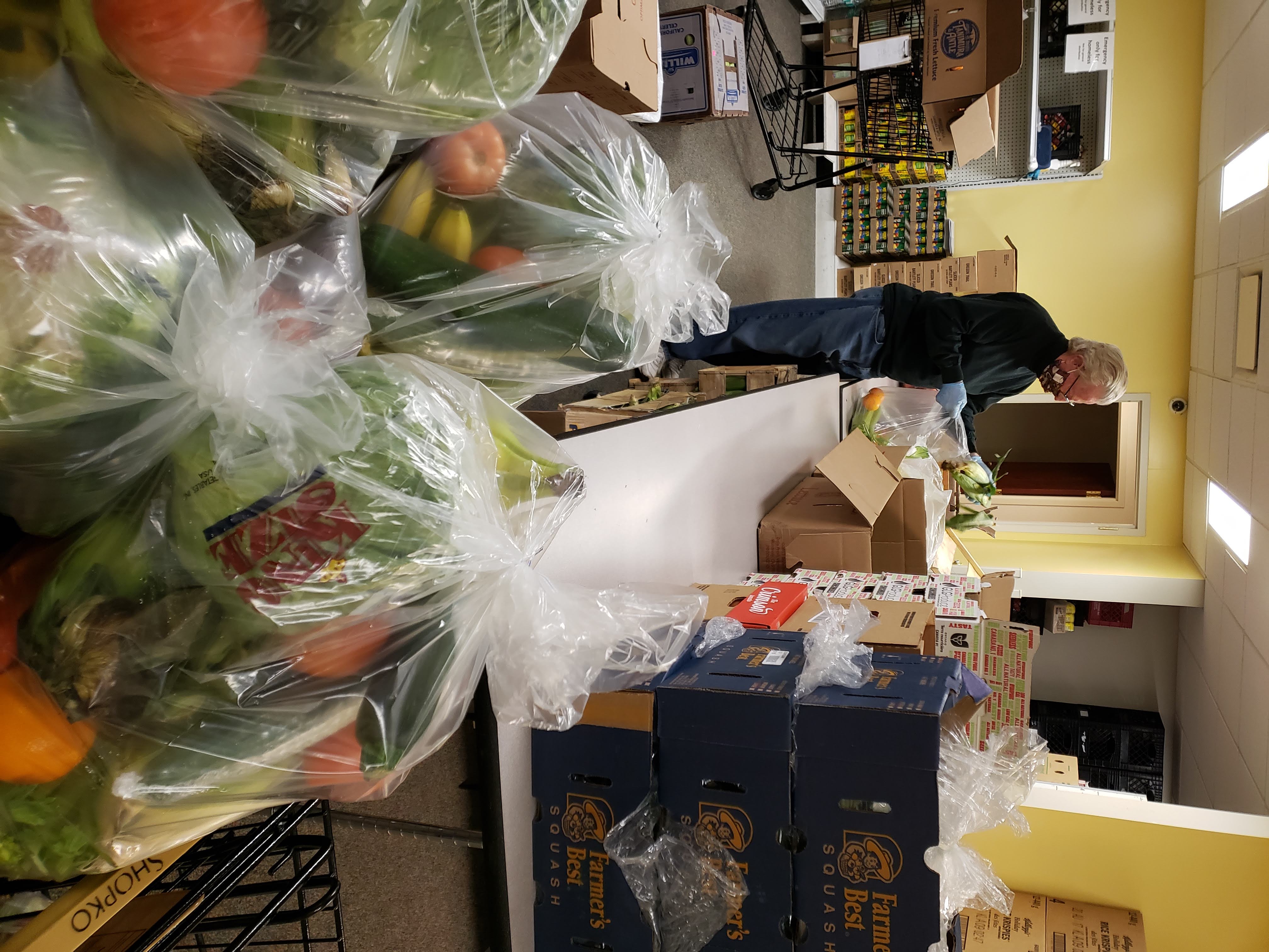 Free food and diapers to qualified families in need.