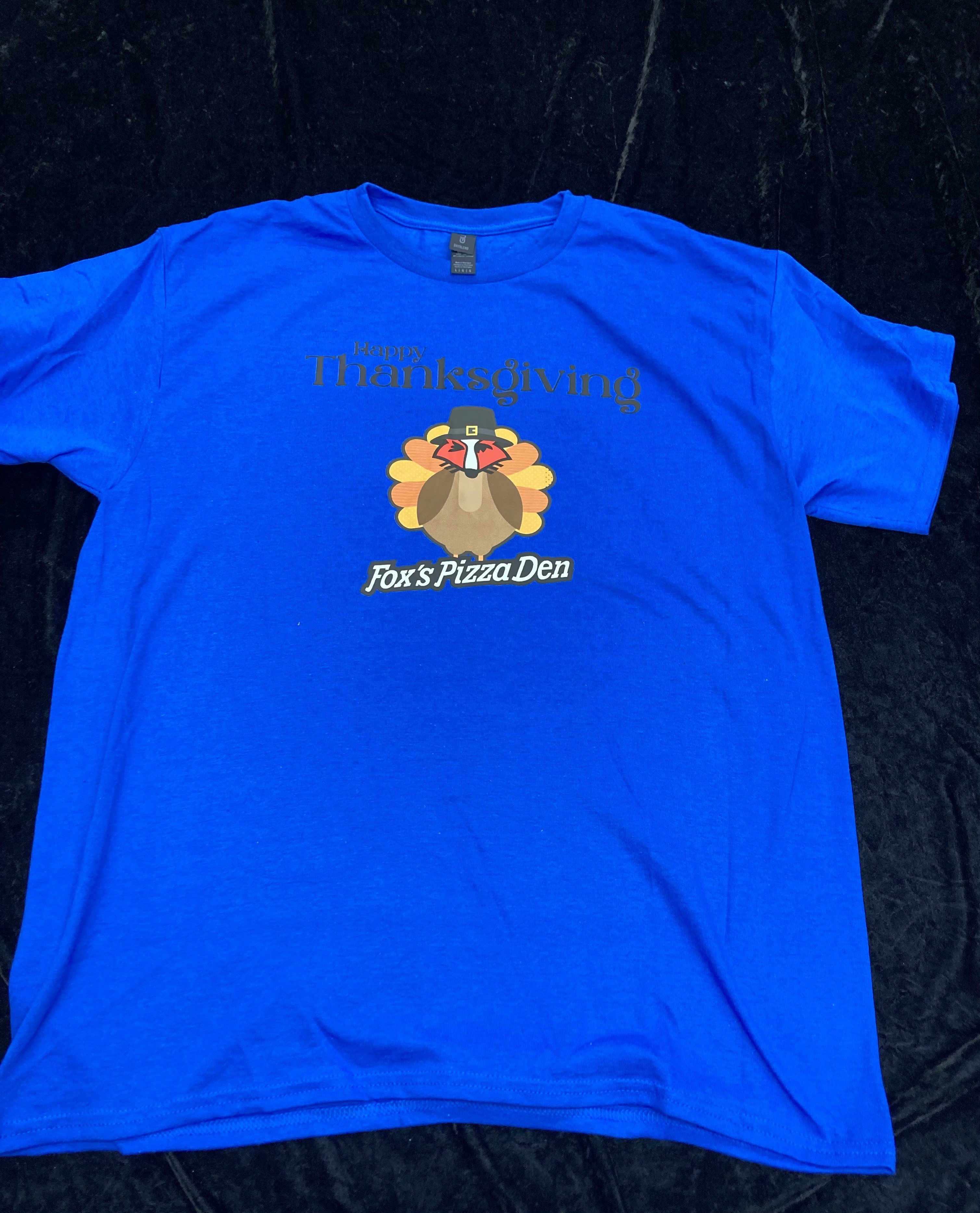 SALE 2025 Thanksgiving Logo - Large Royal T-Shirt