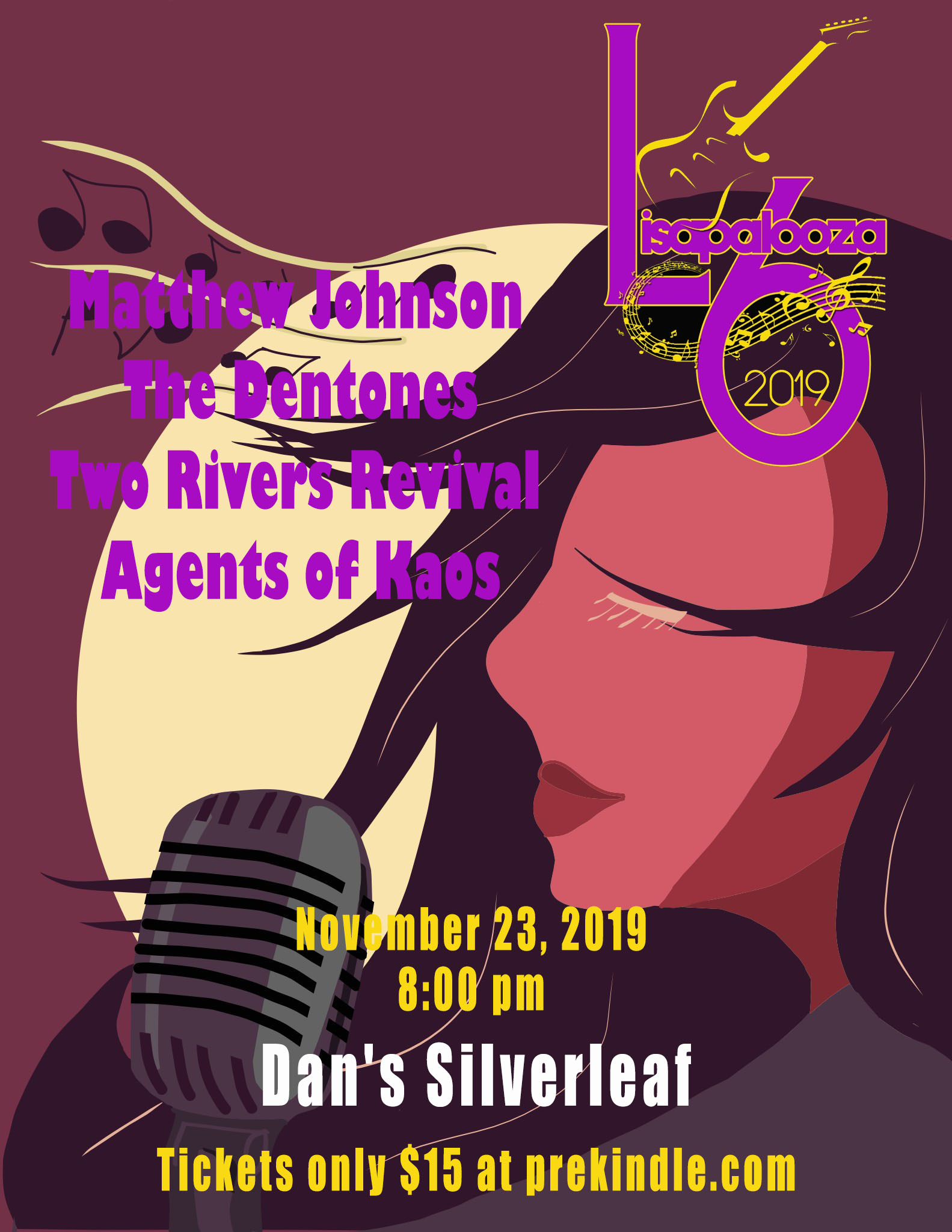 Lisapalooza 6 Reunites Agents of Kaos and Three Other Awesome Bands on November 23!