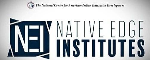 Native Edge Institutes navy logo.