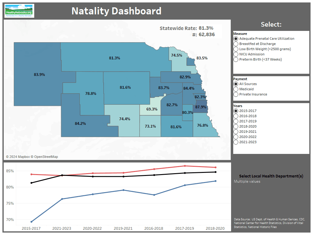 Natality Dashboard