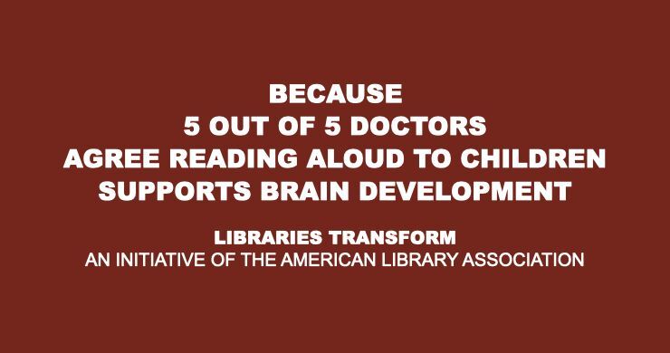 Because libraries equal strong communities