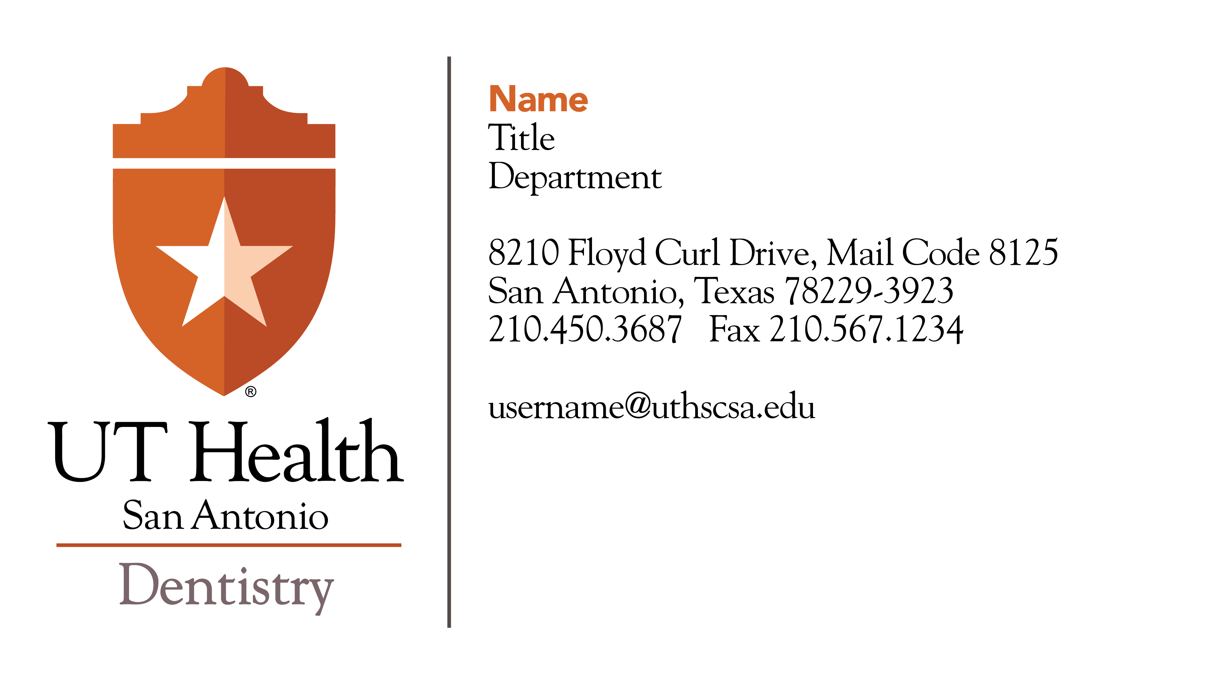 Dentistry Business Card