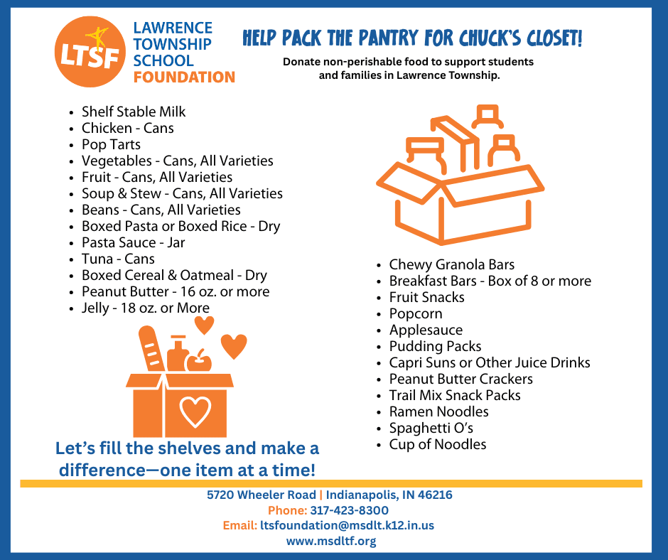 Help LTSF Pack the Pantry