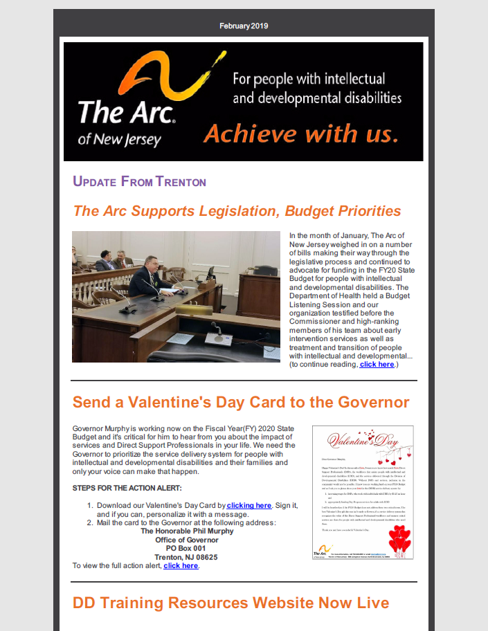 February E-News 2019