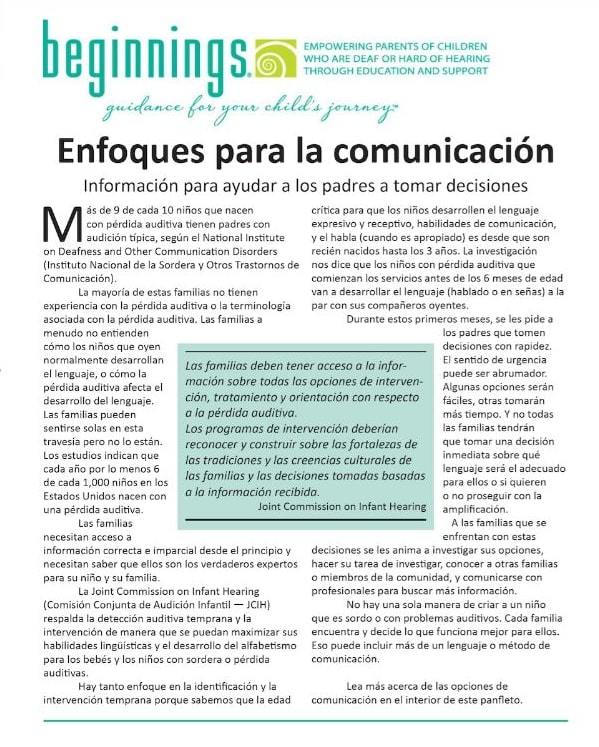Panfleto sobre Métodos de Comunicación