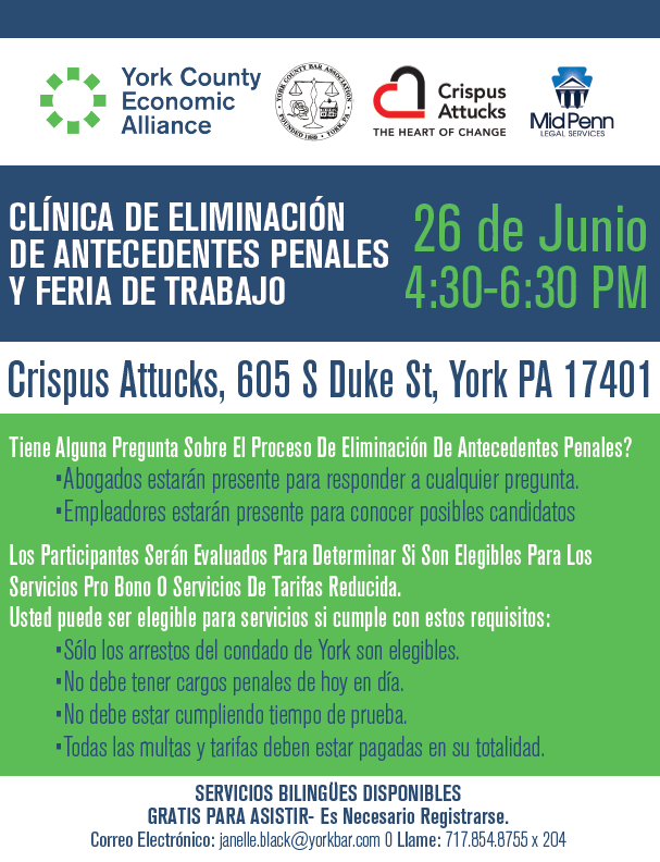 Clínica De Eliminación De Antecedentes Penales Y Feria De Trabajo