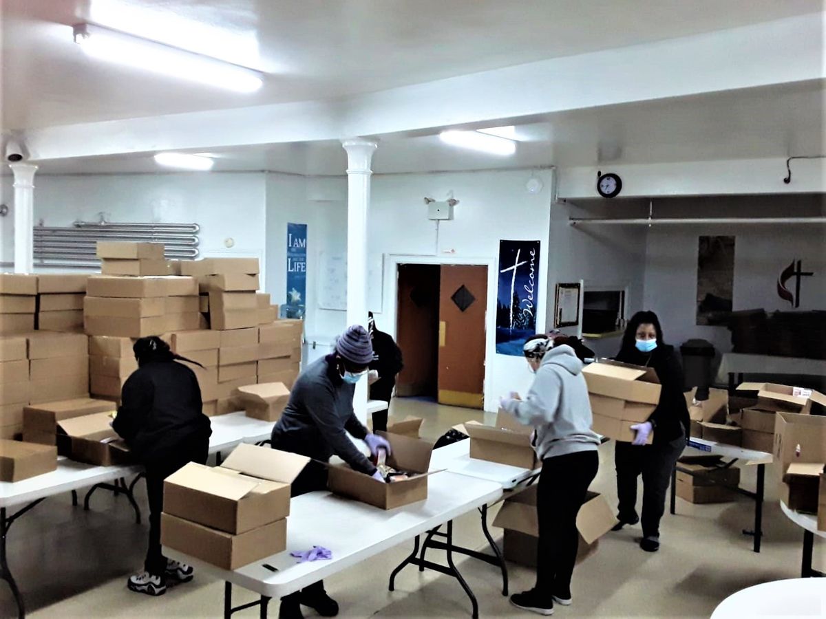 food pantry deliveries from NYC Get Food to St. Stephens