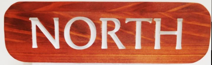T29433 - Carved and Engraved Area Identification Sign for a Hotel Complex, Western Red Cedar Wood
