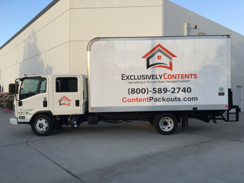 Delivery Box Truck Graphics in Orange County