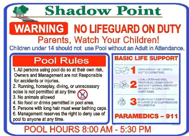 KA20838 - Design of Carved HDU Sign with Swimming Pool Rules, Regulations for Apartment or Condominium
