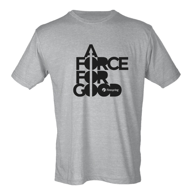 2XL Gray Force for Good T-shirt
