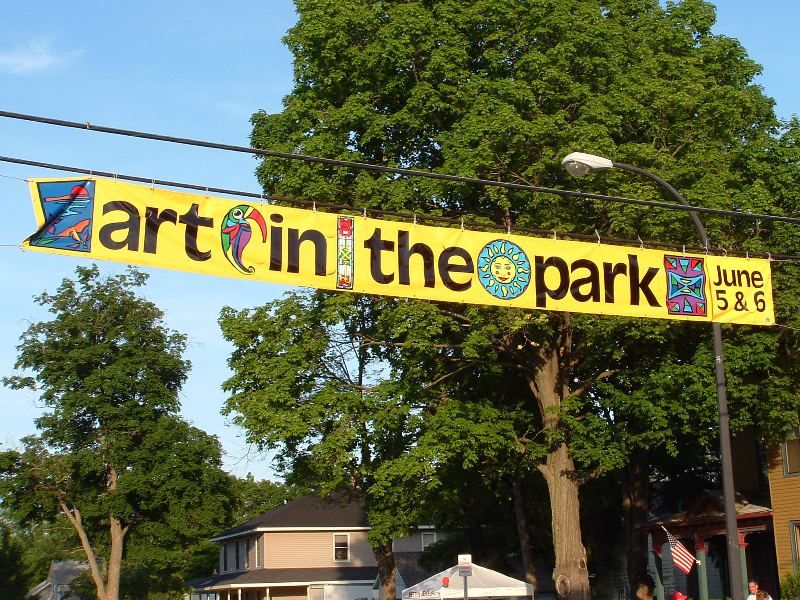 Art in the Park 30' x 3' Banner