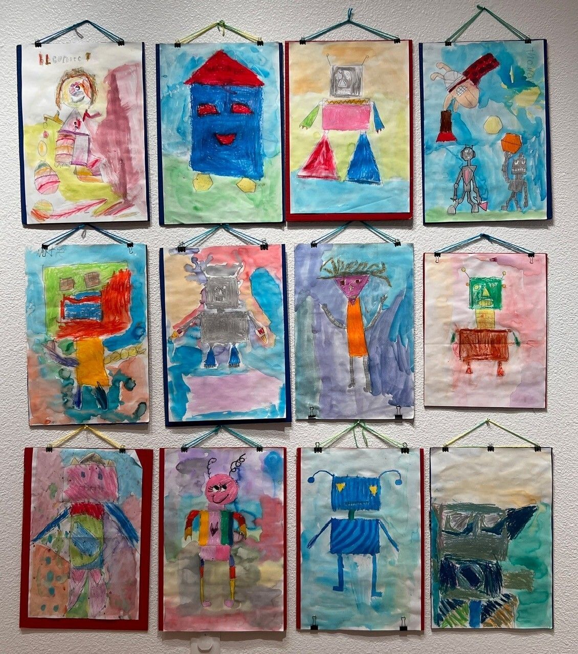 "Geometric Robot" - Ms. Cameo's K - 3rd Grade class  
