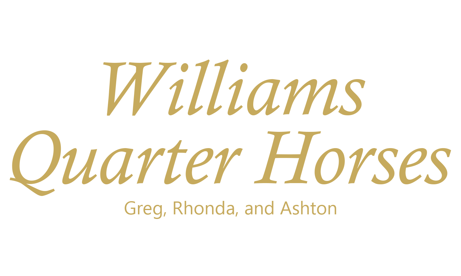 Williams Quarter Horses