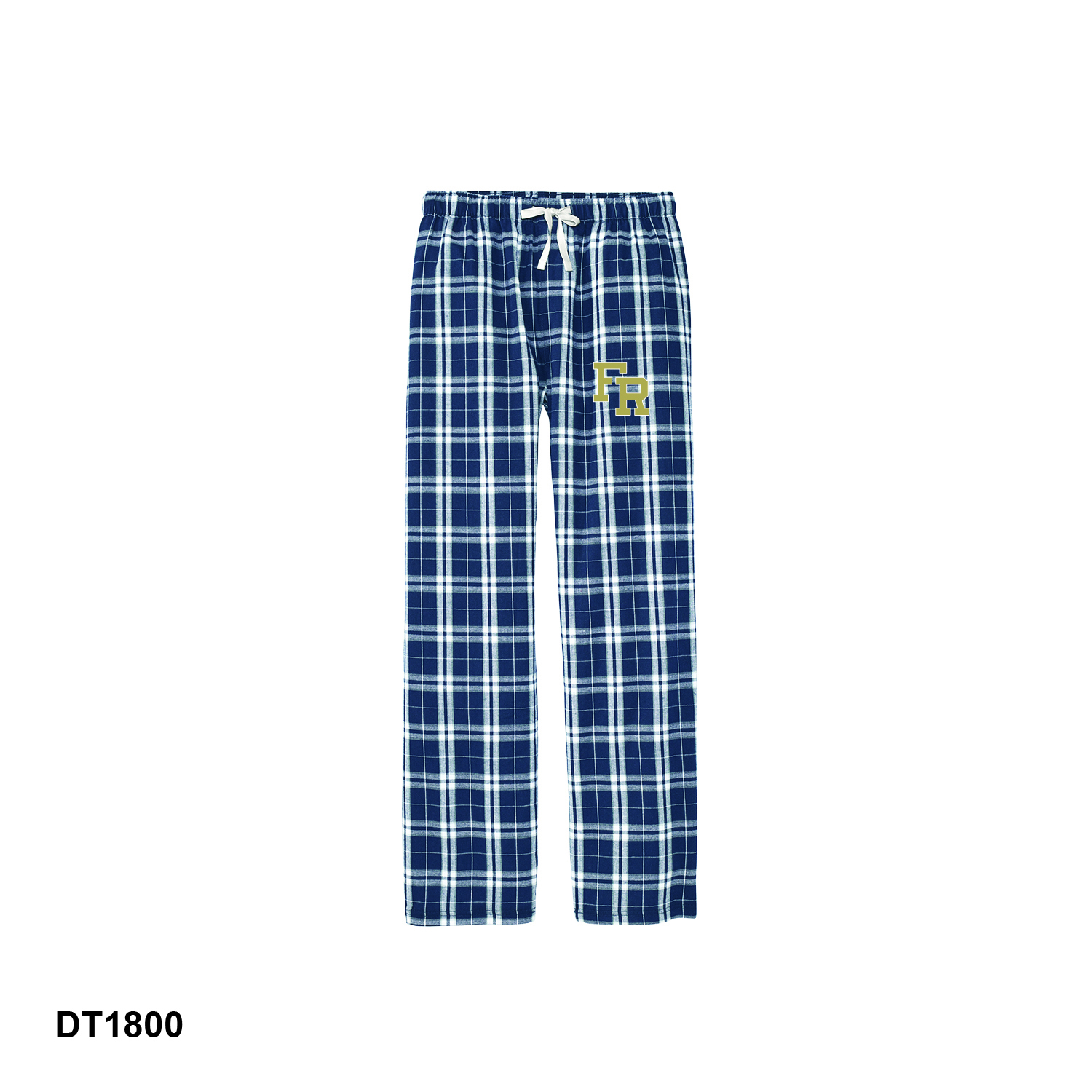 FR LETTER LOGO - District ® Flannel Plaid Pant