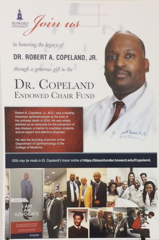 OPHTHALMOLOGY DEPARTMENT KICKS OFF CAMPAIGN TO ENDOW THE DR. ROBERT COPELAND CHAIR