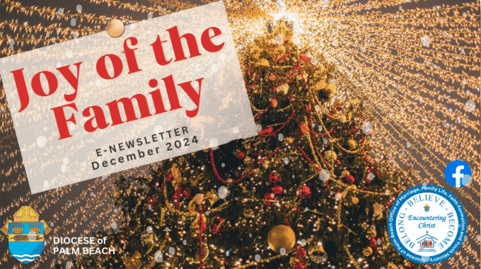 Joy of the Family e-Newsletter - December