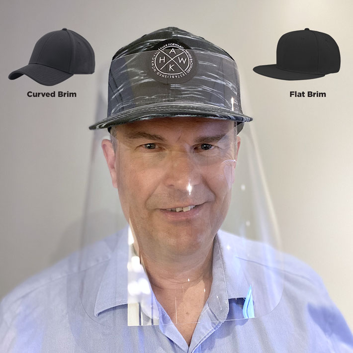 OCP Baseball Cap Face Shield