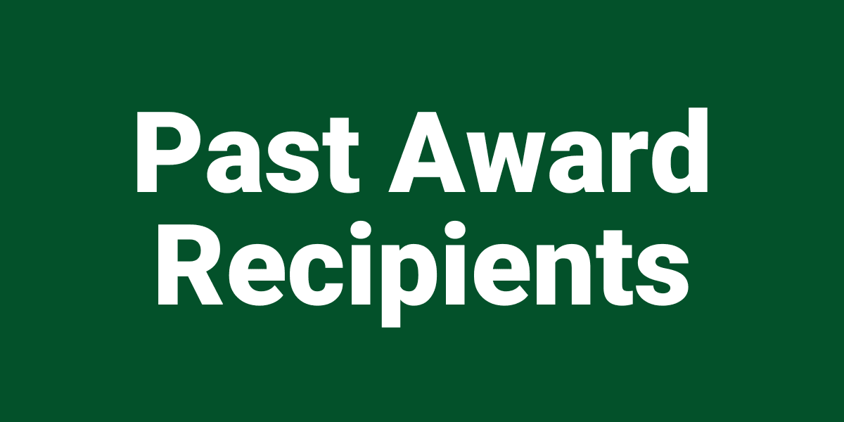 Past Award Recipients