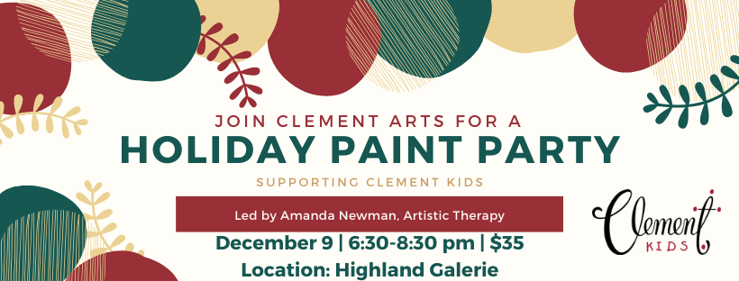Clement Arts Christmas Paint Party