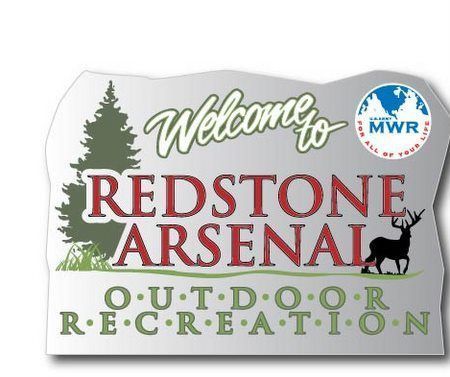 M8140 - Aluminum Sign  for  Redstone Arsenal  Outdoor Recreation