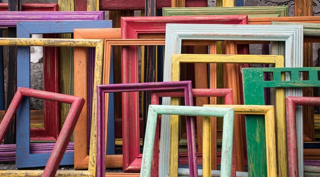 Colorful Frames Stacked