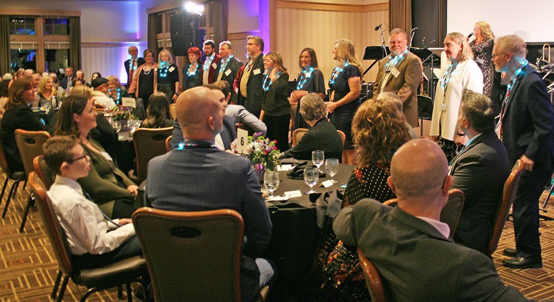 Northern Stars Celebration guests playing the game Heads and Tails