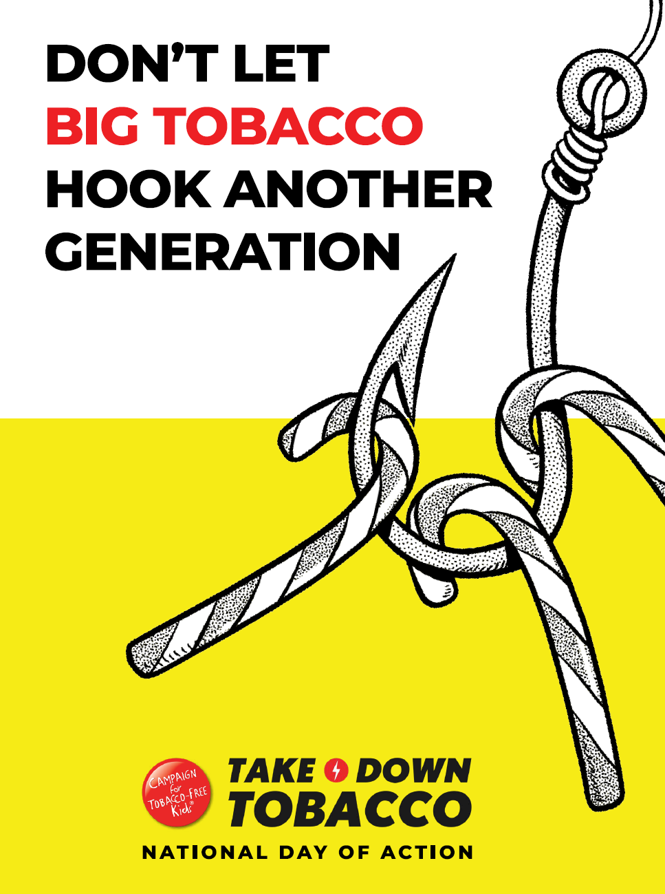 “Stop Hooking Kids” 18x24 in poster