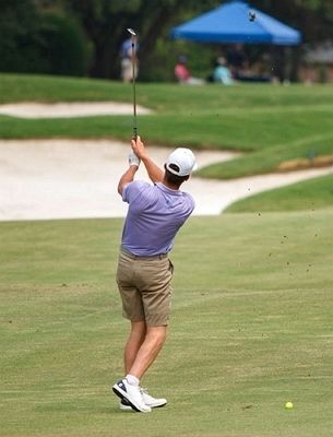 Image: Golfer Swinging a Club