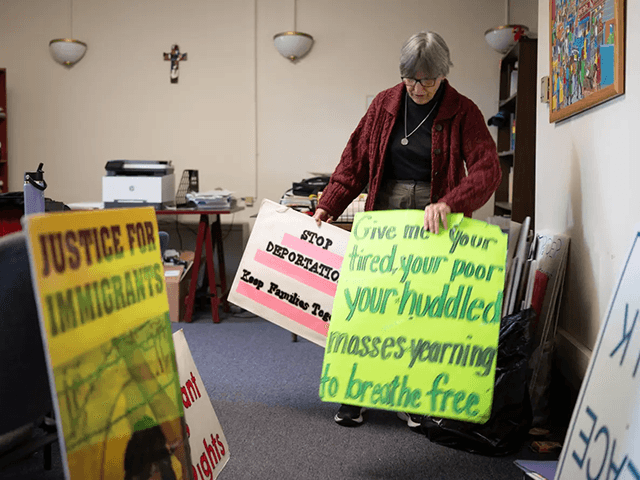 Sister Anne McCarthy challenges local collaboration with ICE tactics