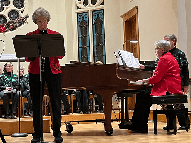Sisters Anne and Charlotte contribute to concert